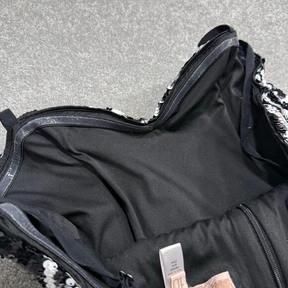 Hutch Syd Jumpsuit Psychedelic Zebra Sequins Party Black White Sz 10 New Years - Picture 16 of 16